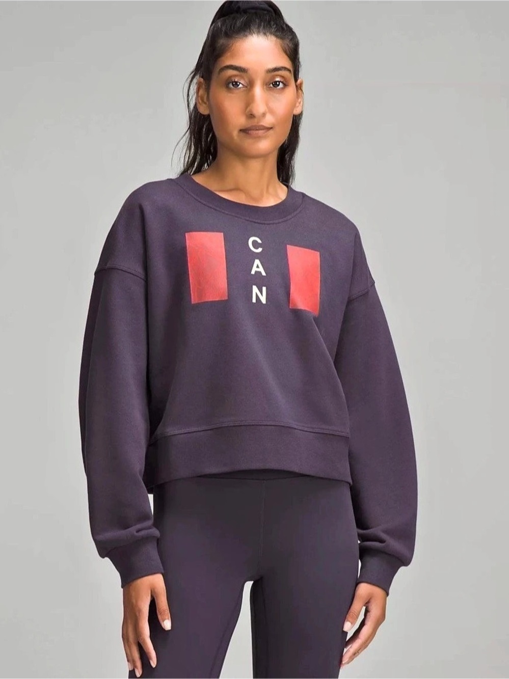 CAN Purple Sweatshirt Like New size 4
